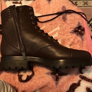 Michael Kors bootie, size woman 11, dark chocolate